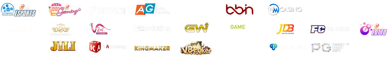 Danh sách nhà cung cấp trò chơi đối tác 6789u10.com